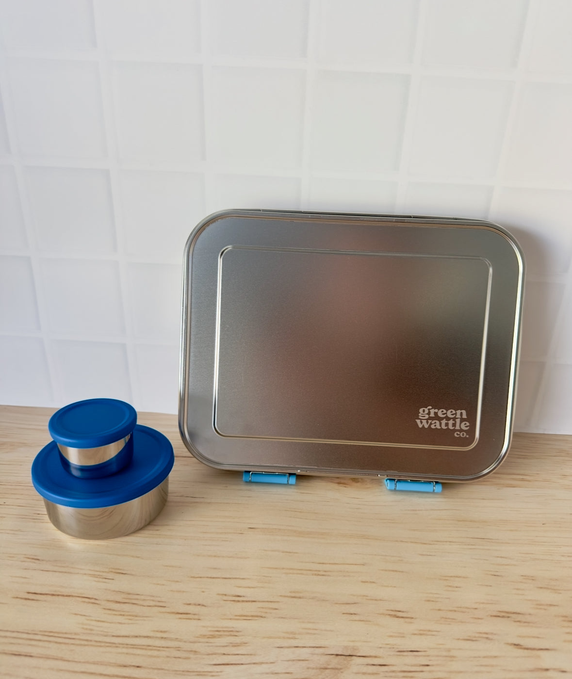 Wattlebox Four - Stainless Steel Lunch Box + two tubs