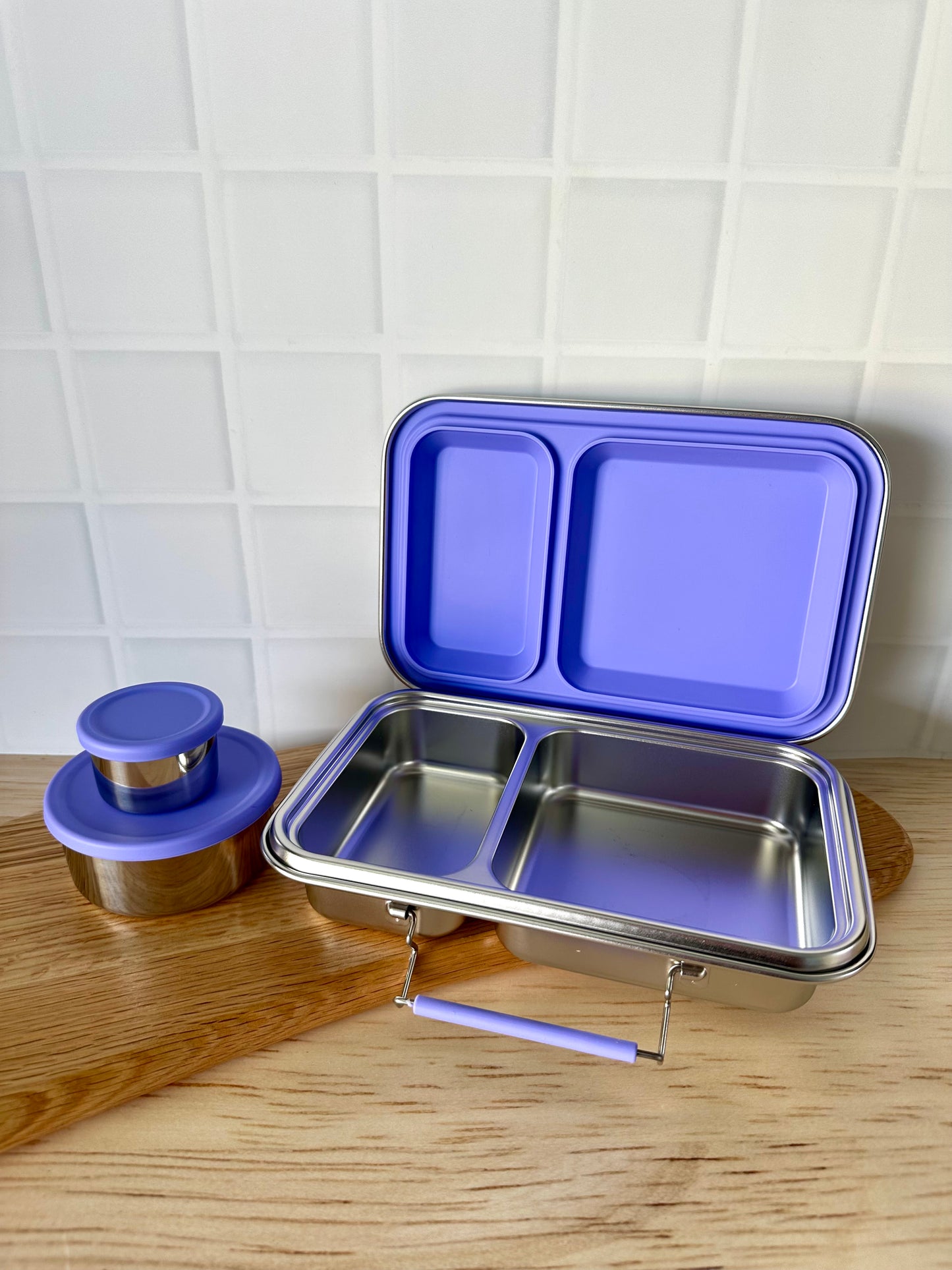 Wattlebox Two - Stainless Steel Lunch Box + two tubs