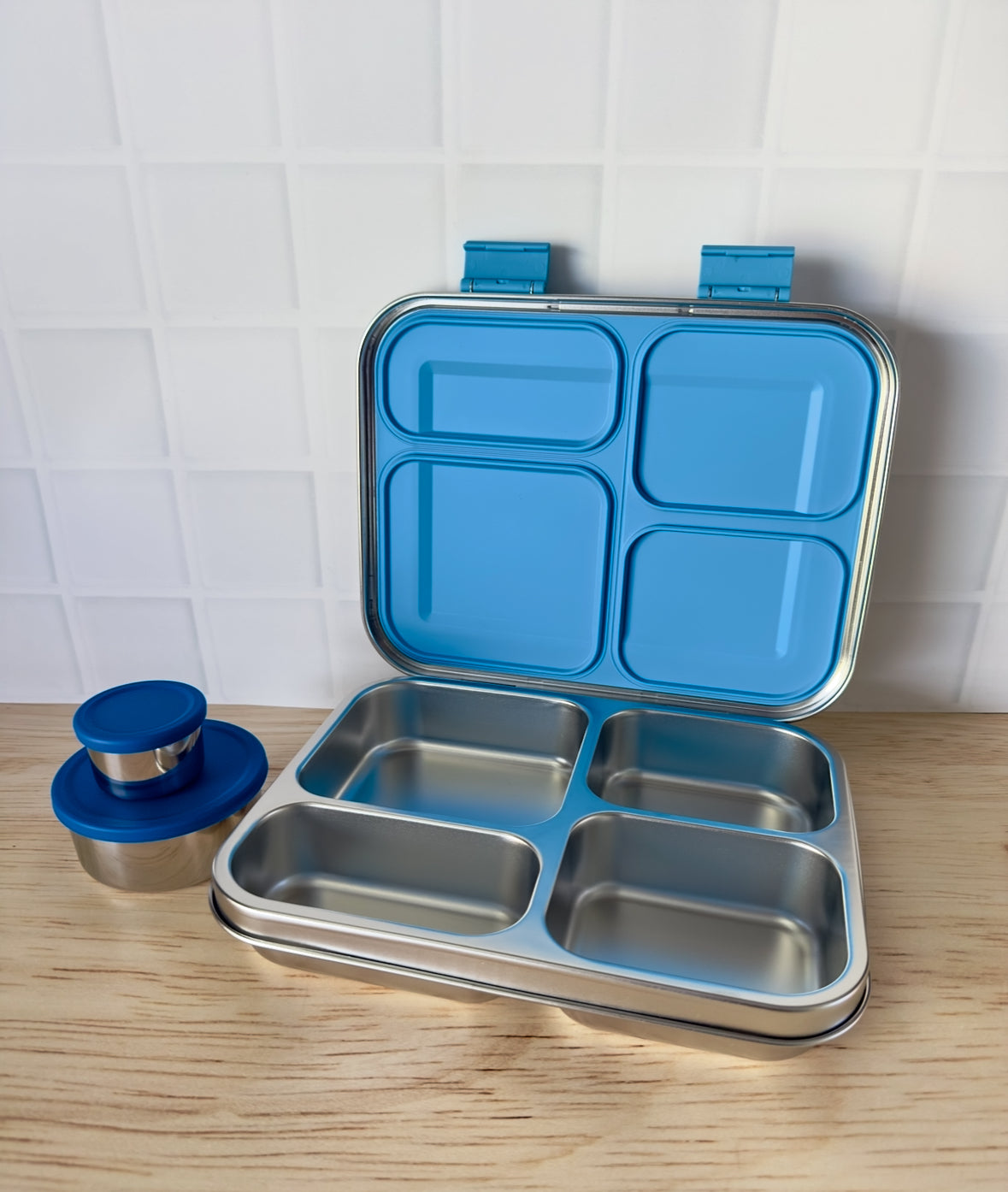Wattlebox Four - Stainless Steel Lunch Box + two tubs