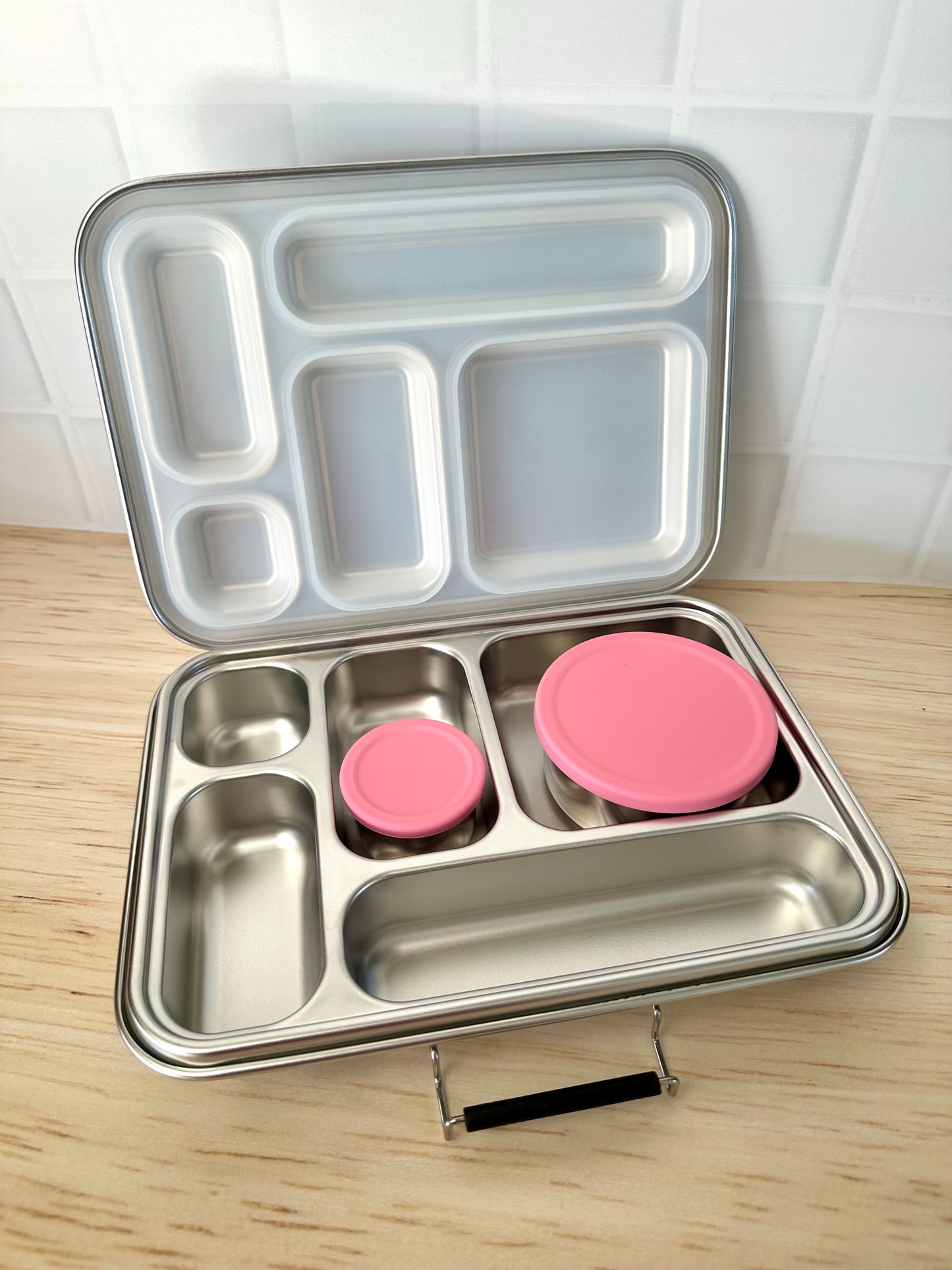 Wattlebox Five - Stainless Steel Lunchbox + two tubs