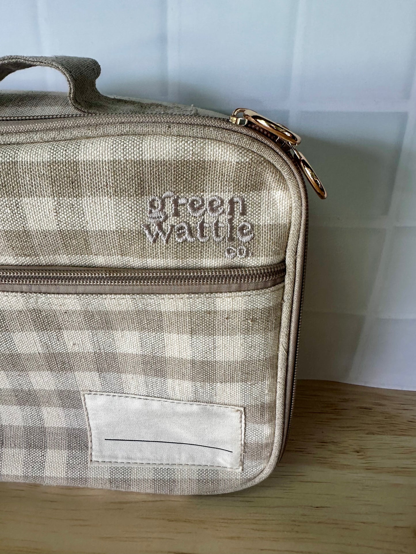 Wattlebag - Wheat Gingham
