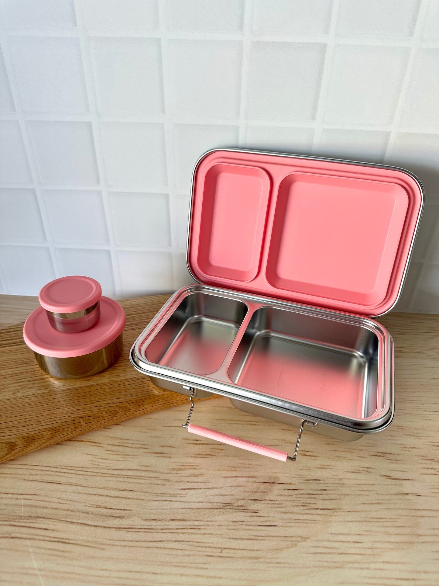 Wattlebox Two - Stainless Steel Lunch Box + two tubs