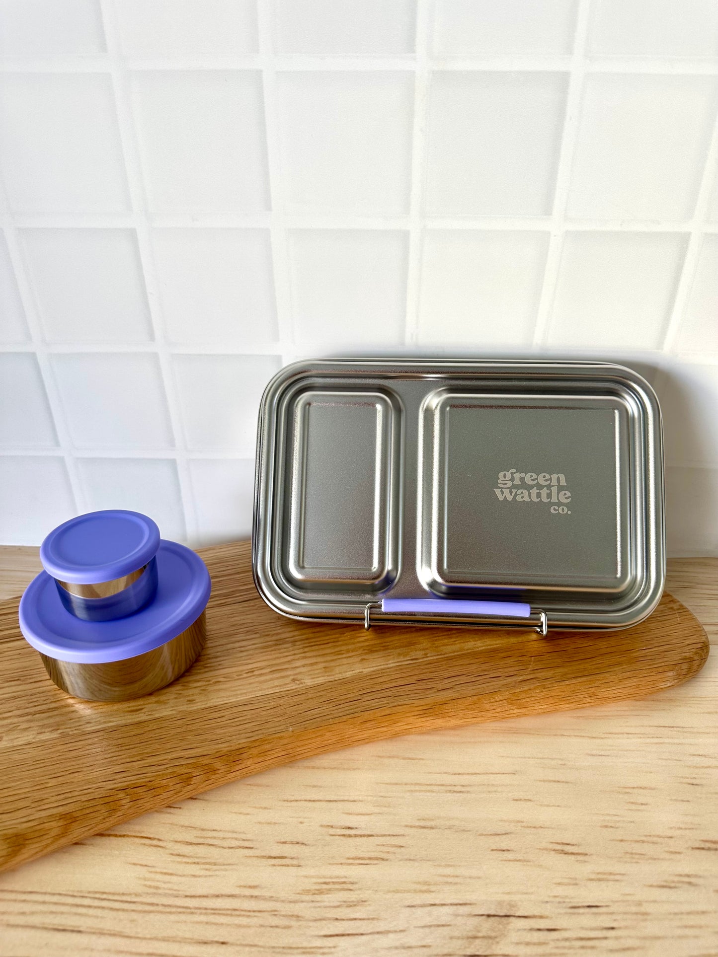 Wattlebox Two - Stainless Steel Lunch Box + two tubs