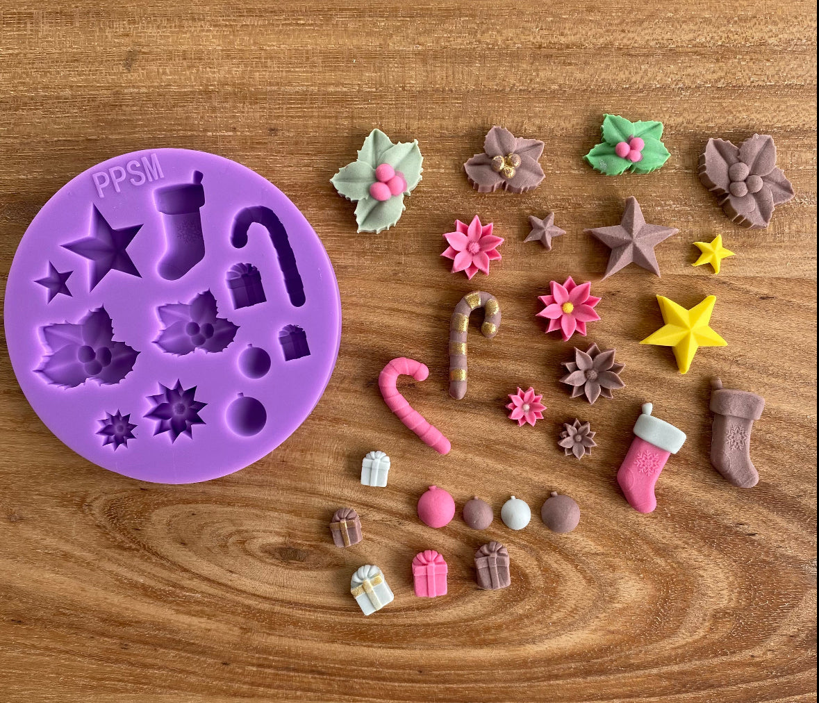 PPSM Silicone Baking Mould -  Christmas Decorations