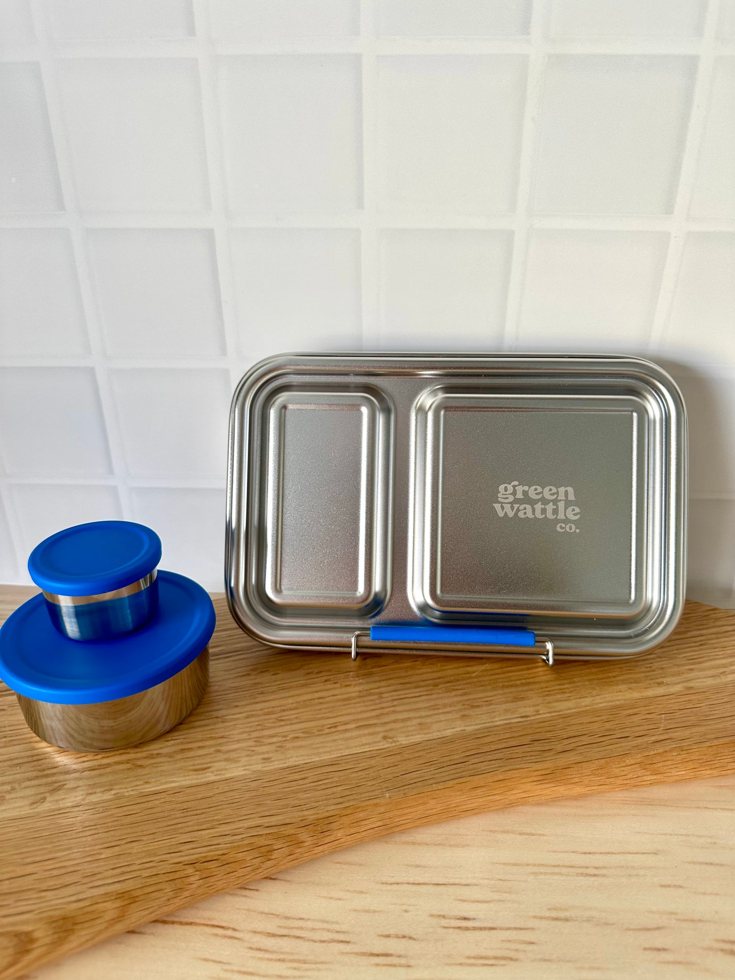 Wattlebox Two - Stainless Steel Lunch Box + two tubs