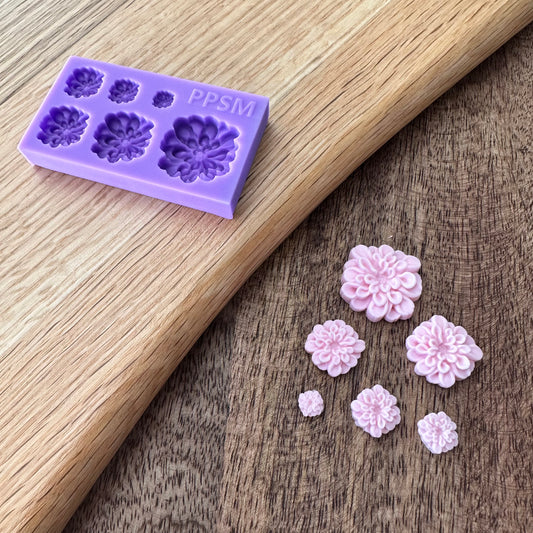 PPSM Silicone Baking Mould - Delightful Dahlias