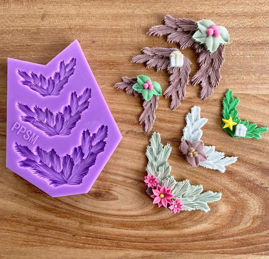 PPSM Silicone Baking Mould -  Pine Branches