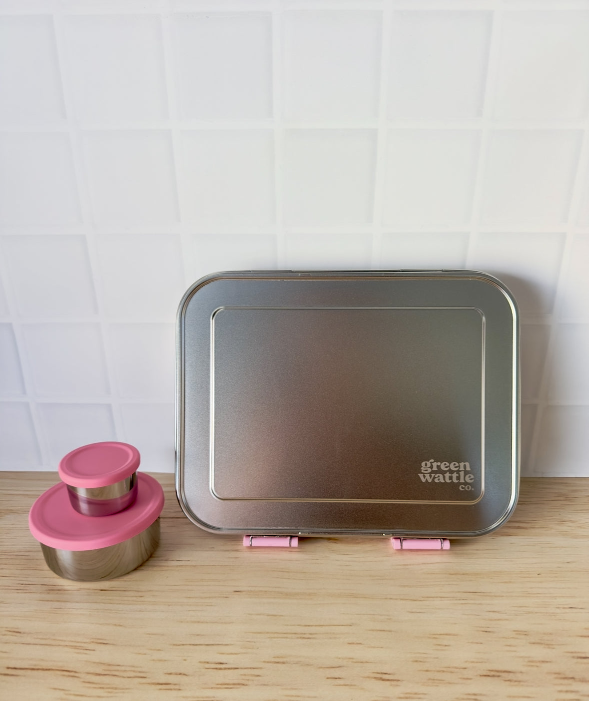 Wattlebox Four - Stainless Steel Lunch Box + two tubs