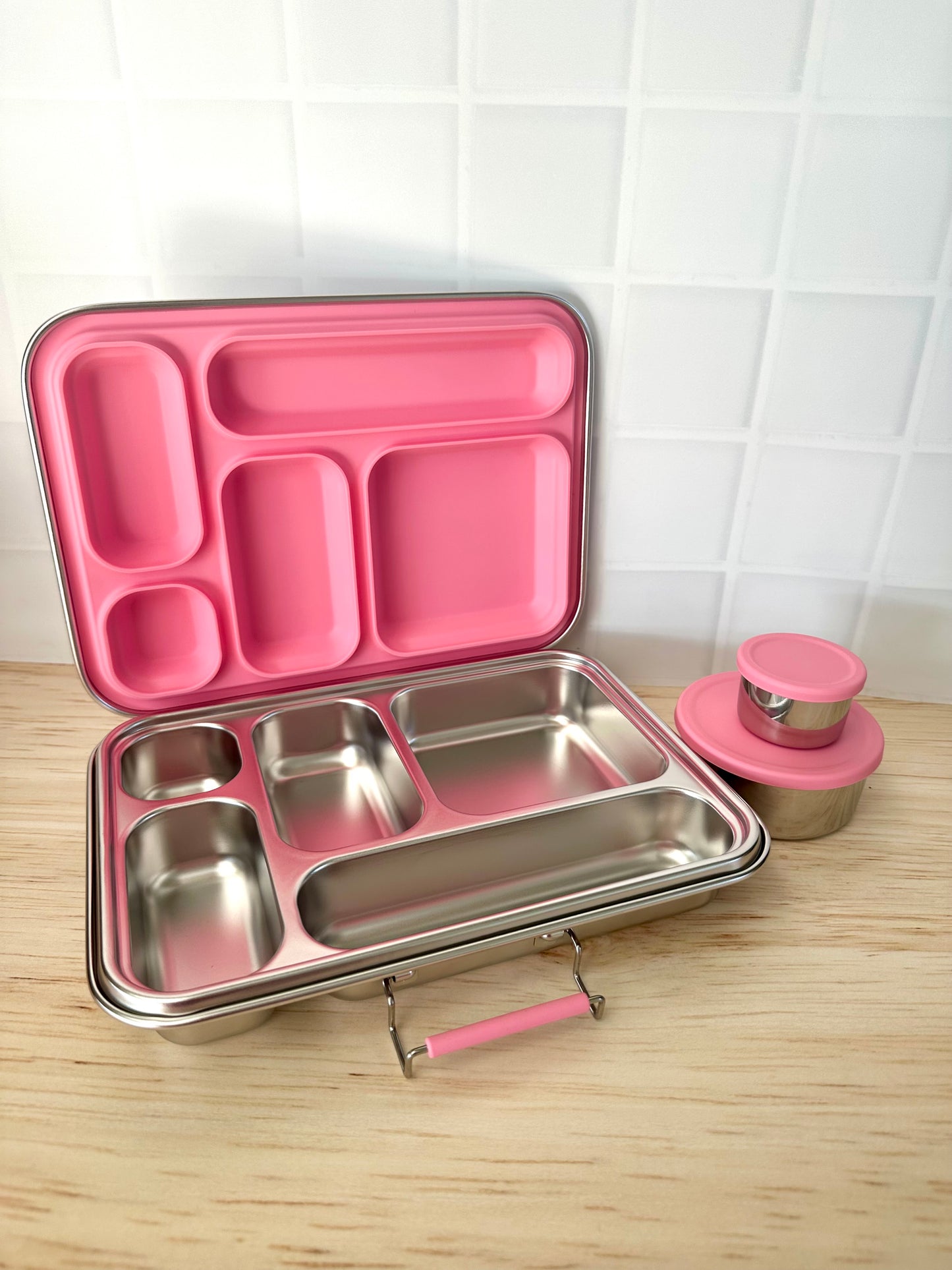 Wattlebox Five - Stainless Steel Lunchbox + two tubs