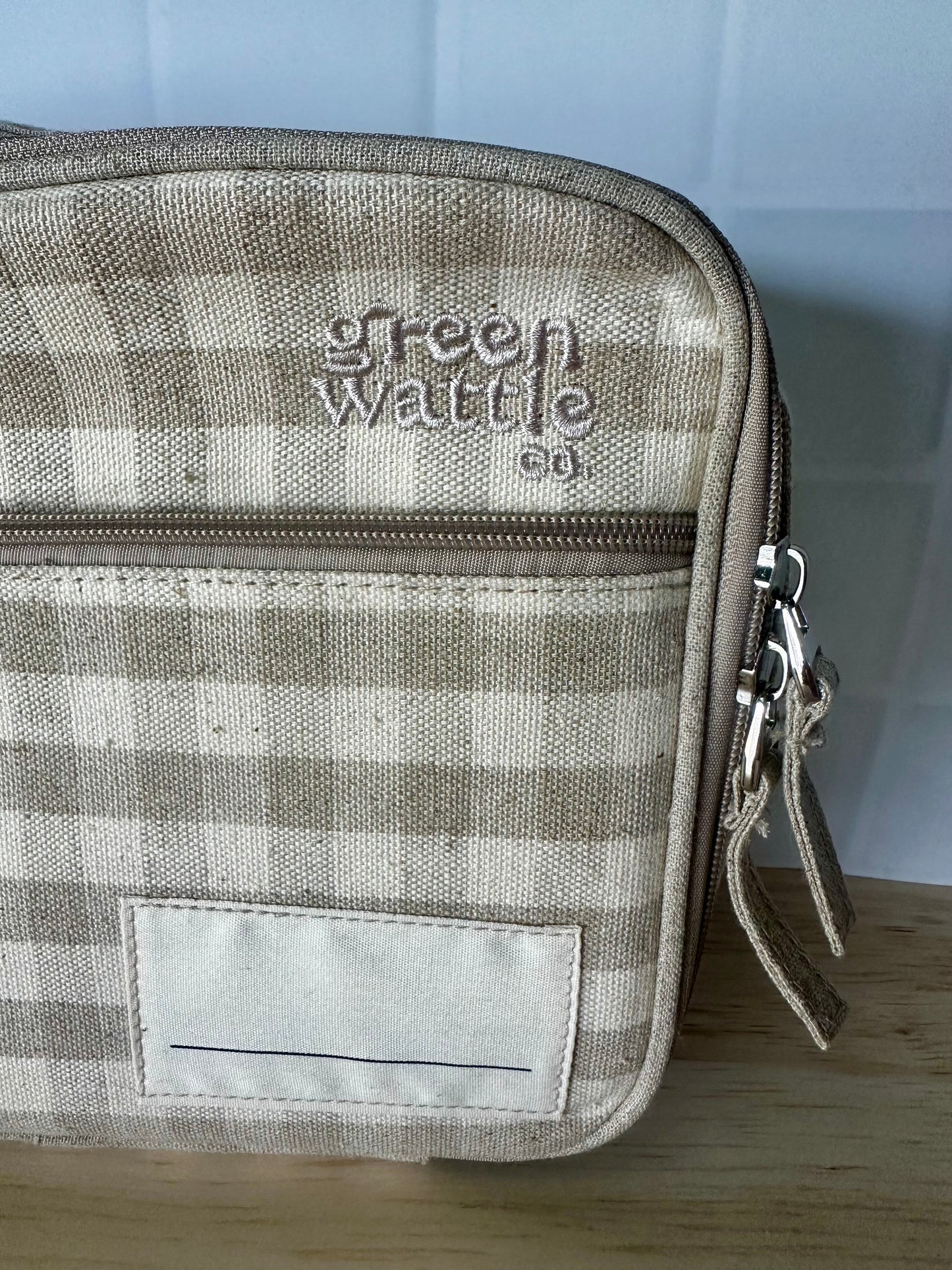 Wattlebag - Wheat Gingham