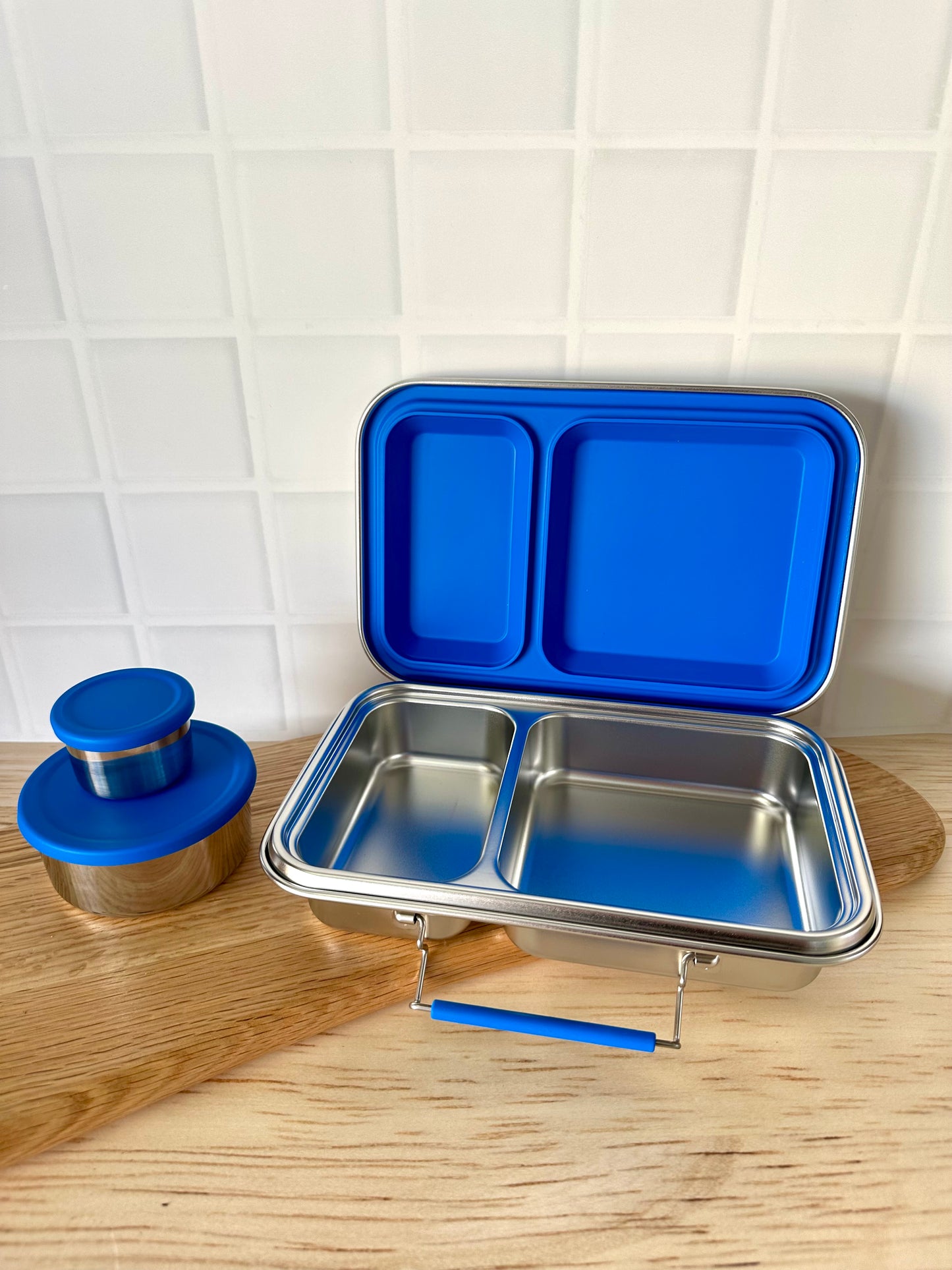 Wattlebox Two - Stainless Steel Lunch Box + two tubs